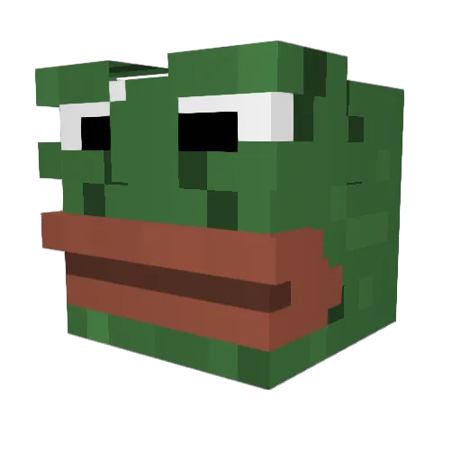 _BeastyBoi_ Minecraft avatar head, 3D render