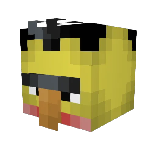 _BeetleJuice69__ Minecraft avatar head, 3D render