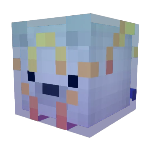 _Behr__ Minecraft avatar head, 3D render