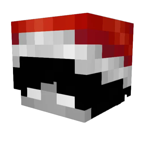 _Bendyy Minecraft avatar head, 3D render