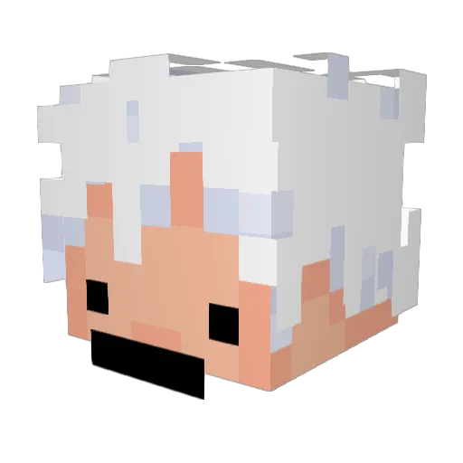 _Big_Money_ Minecraft avatar head, 3D render