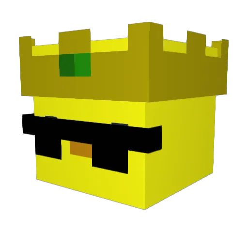 _Biggs__ Minecraft avatar head, 3D render