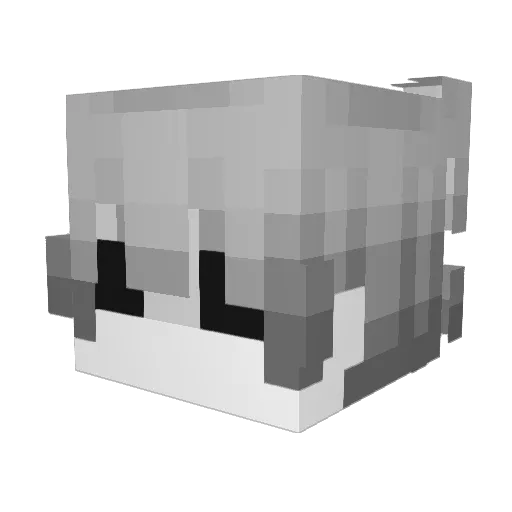 _Bingoo__ Minecraft avatar head, 3D render