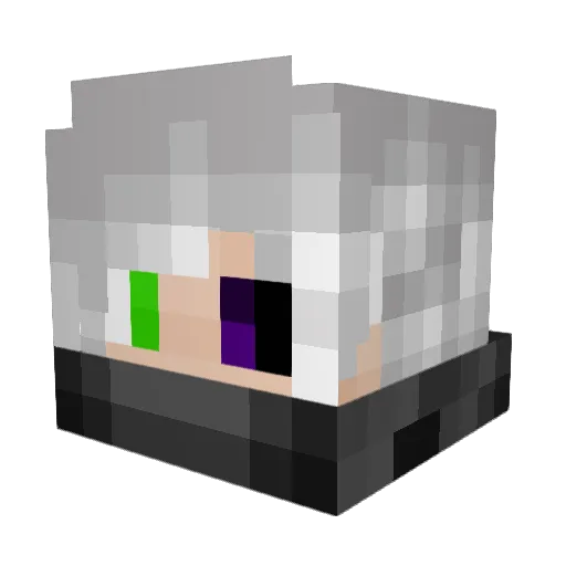 _Bl0_ Minecraft avatar head, 3D render