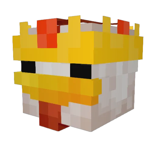 _Blabber_ Minecraft avatar head, 3D render
