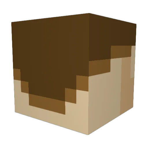_Black____ Minecraft avatar head, 3D render