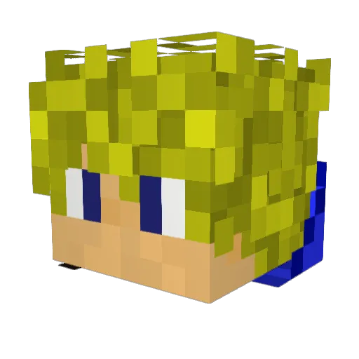 _Blaster593_ Minecraft avatar head, 3D render