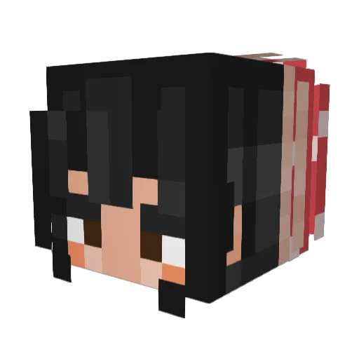 _Bleene Minecraft avatar head, 3D render