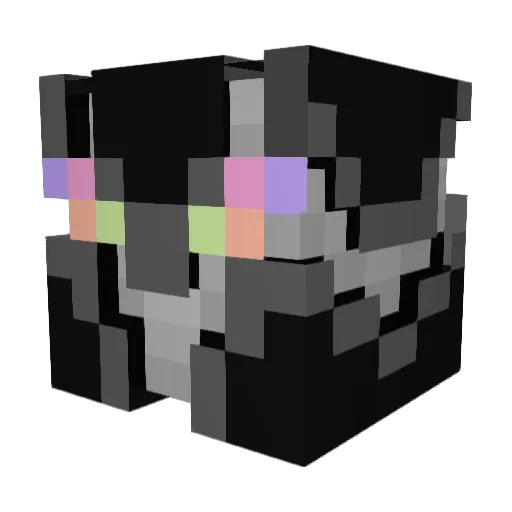 _BlueOcean Minecraft avatar head, 3D render