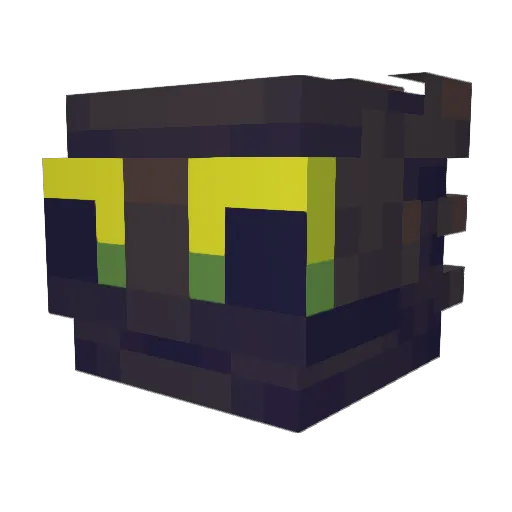 _BoBoh Minecraft avatar head, 3D render