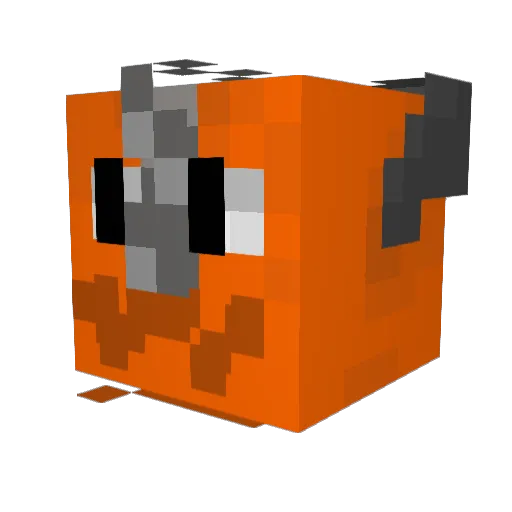_Bobaholic Minecraft avatar head, 3D render