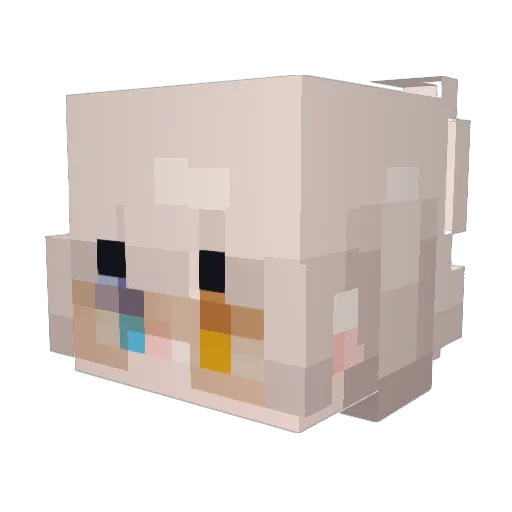 _Bodun_ Minecraft avatar head, 3D render