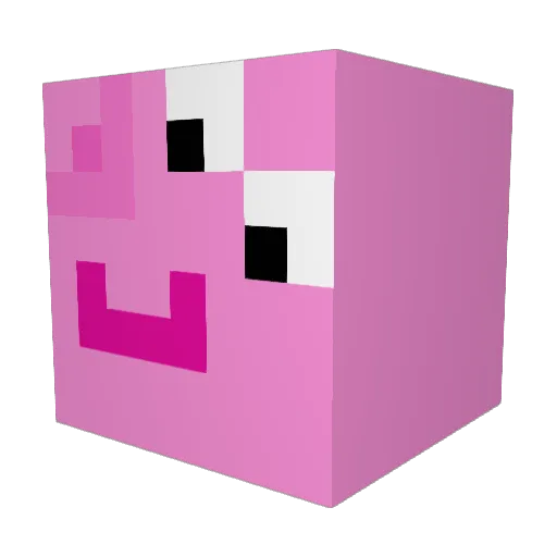 _Bone__Man Minecraft avatar head, 3D render