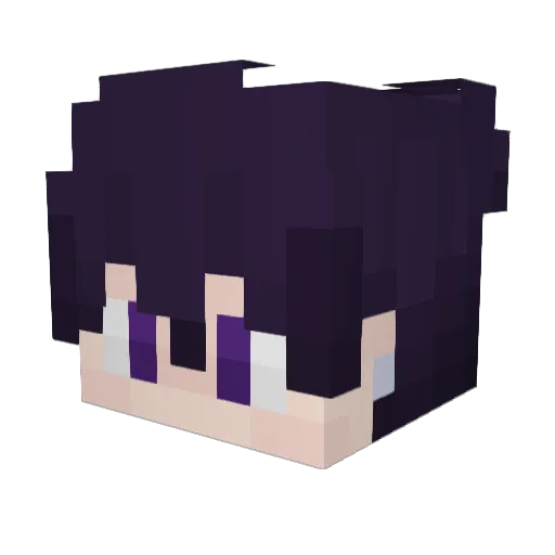 _Bopsisme_ Minecraft avatar head, 3D render