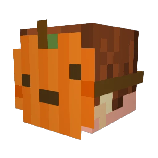 _Bouillon_ Minecraft avatar head, 3D render