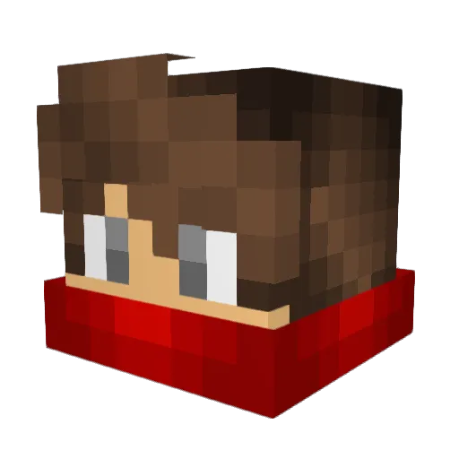 _Boxa_ Minecraft avatar head, 3D render