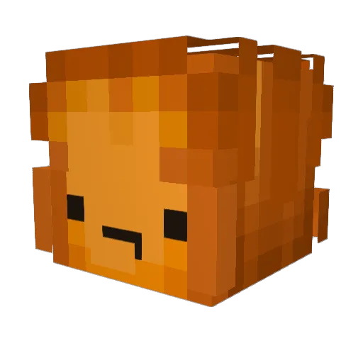 _Breadik_ Minecraft avatar head, 3D render