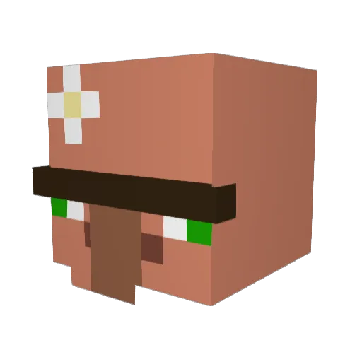 _BrrBrrPatapim__ Minecraft avatar head, 3D render