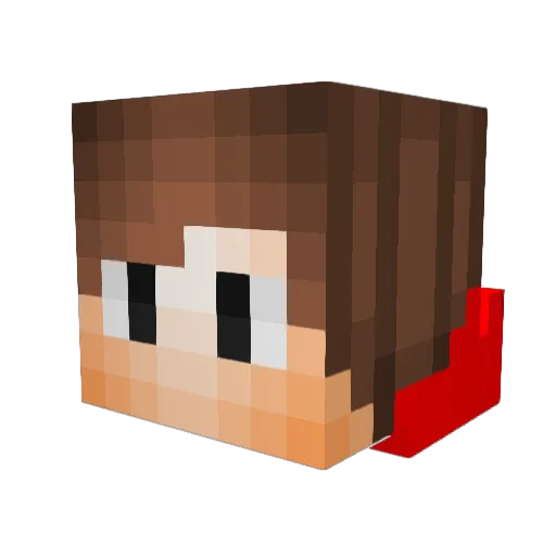 _Bu1zer Minecraft avatar head, 3D render