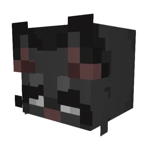_Bug___ Minecraft avatar head, 3D render