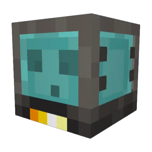 _C0RN_ Minecraft avatar head, 3D render