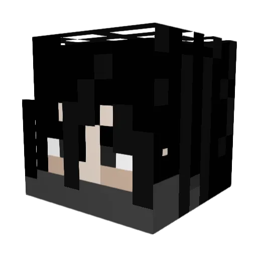 _C10ud Minecraft avatar head, 3D render