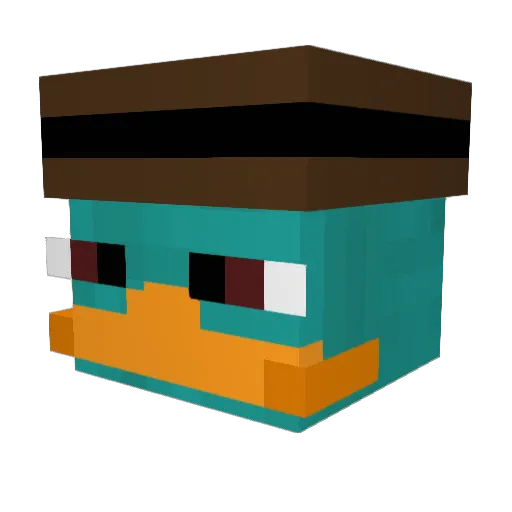_CAKITO_ Minecraft avatar head, 3D render