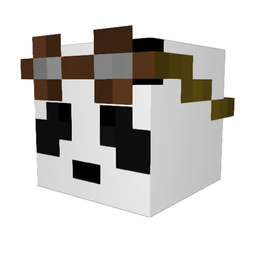 _CHOUPISON_ Minecraft avatar head, 3D render