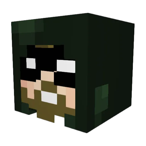 _CORE_PRIDE_ Minecraft avatar head, 3D render