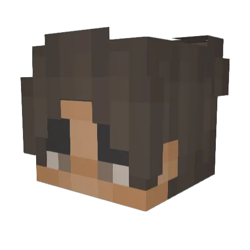 _CUBEmasterS_ Minecraft avatar head, 3D render