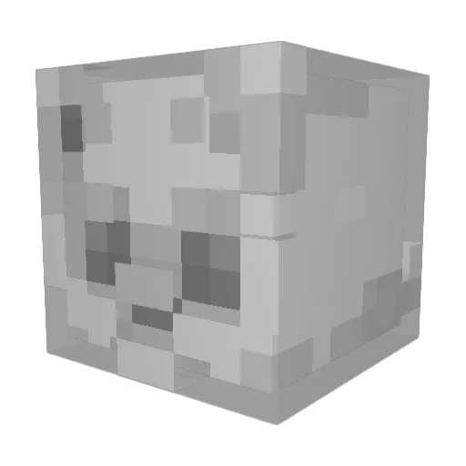 _C_10_ Minecraft avatar head, 3D render