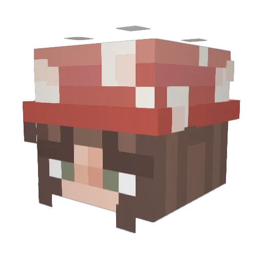 _C_H_I_P_S_ Minecraft avatar head, 3D render