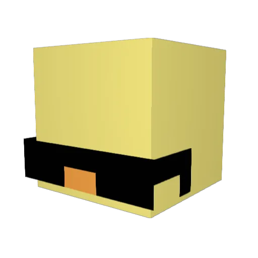 _Caiden_ Minecraft avatar head, 3D render