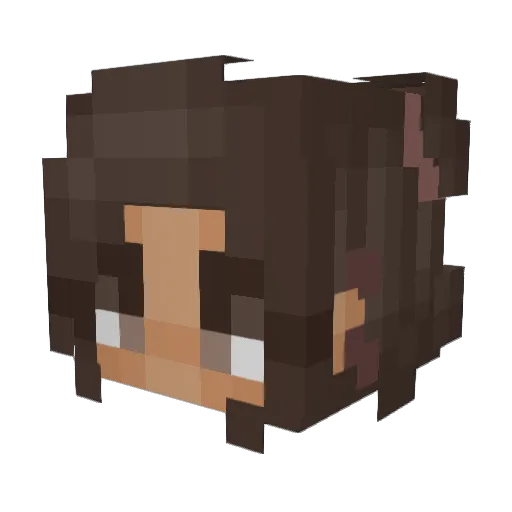 _Califormula_ Minecraft avatar head, 3D render