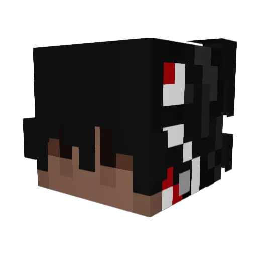 _Cameleo_ Minecraft avatar head, 3D render