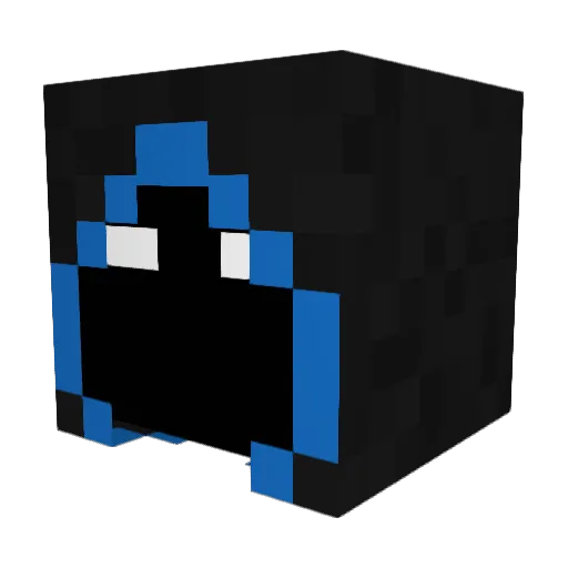 _Camilo_555_ Minecraft avatar head, 3D render