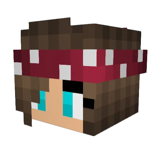 _Candela_ Minecraft avatar head, 3D render