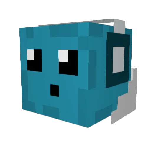 _Cannabisdruide_ Minecraft avatar head, 3D render