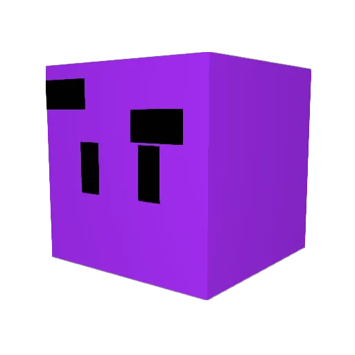 _Carbi_ Minecraft avatar head, 3D render