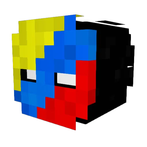 _CarlosPvP_2105 Minecraft avatar head, 3D render