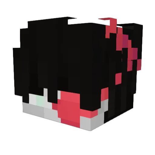 _Carr Minecraft avatar head, 3D render