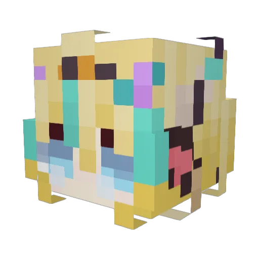 _Casisi_ni_UuU Minecraft avatar head, 3D render