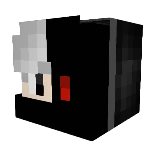 _Casp3r_ Minecraft avatar head, 3D render