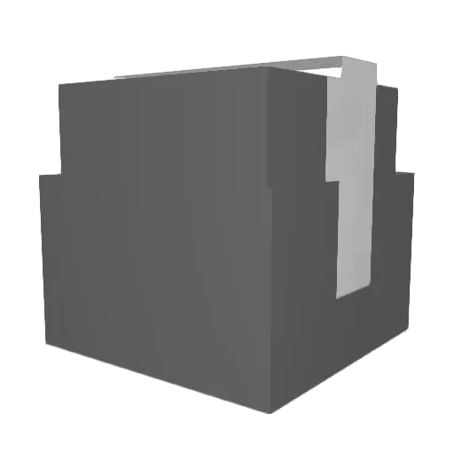 _Cass____ Minecraft avatar head, 3D render