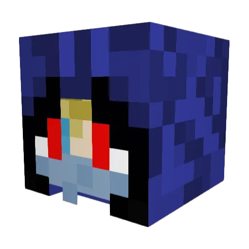 _Catchy_ Minecraft avatar head, 3D render
