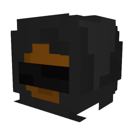_Ceaserr_ Minecraft avatar head, 3D render