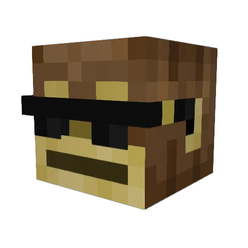 _Ch1mp_ Minecraft avatar head, 3D render