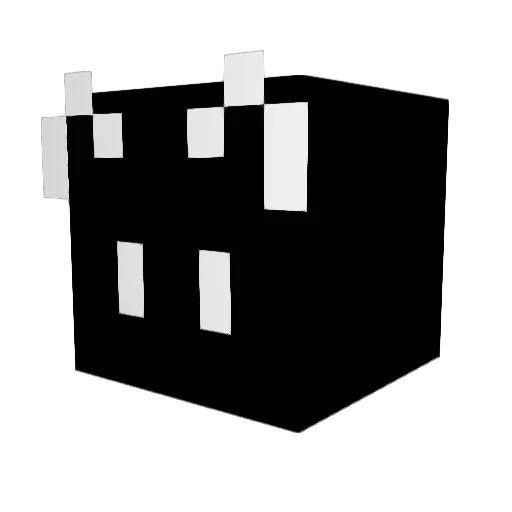 _Chalkie_ Minecraft avatar head, 3D render