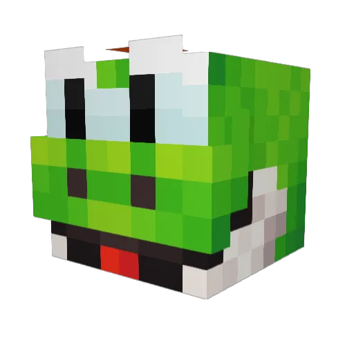 _Champion4ever_ Minecraft avatar head, 3D render