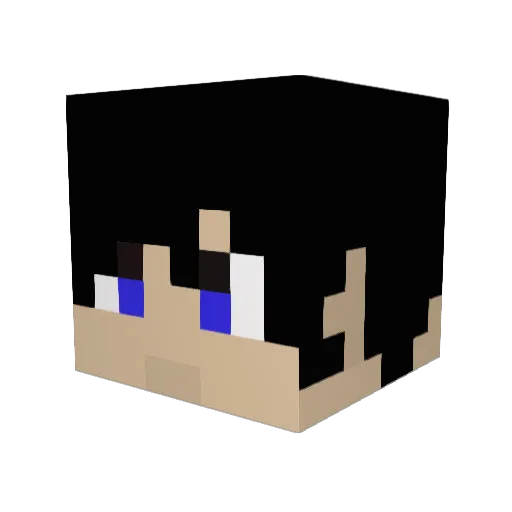 _Chapel_ Minecraft avatar head, 3D render